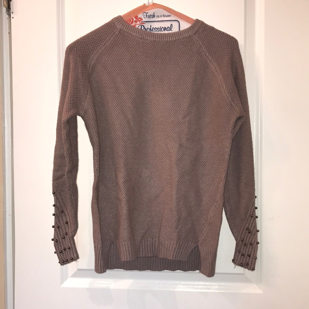 Pink sweater shirt